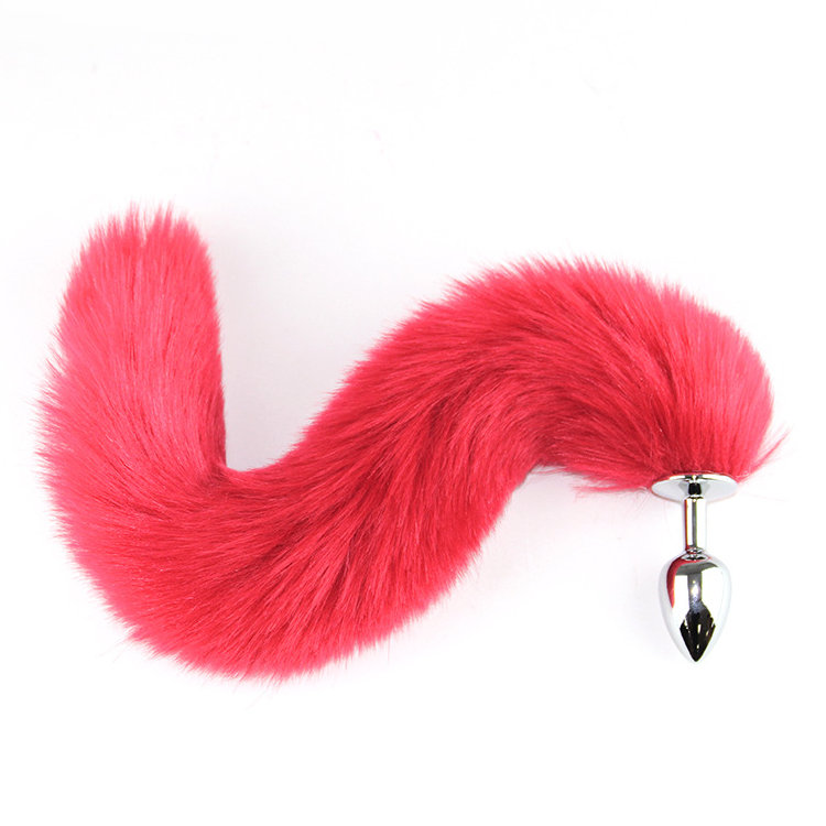 Stainless Steel Fox Tail Anal Plug