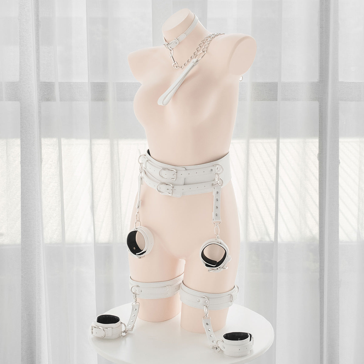 Pure White Underwear Accessories Set