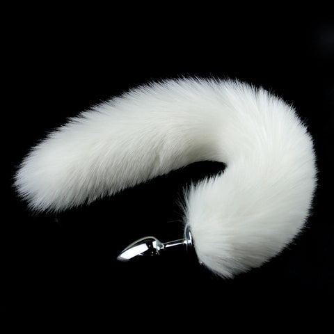 Stainless Steel Fox Tail Anal Plug