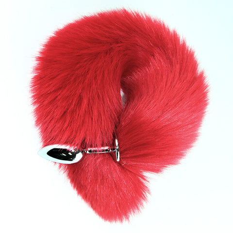 Stainless Steel Fox Tail Anal Plug